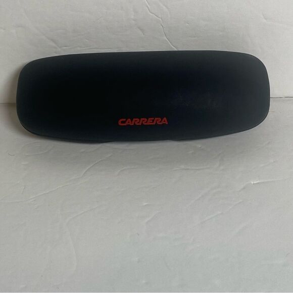 Carrera Black W/Red Carrera Logo Hard-case For Eyeglasses - Picture 1 of 10